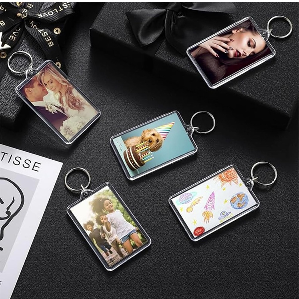 2 For $13 Clear Key Chain - Capture Favorite Memories